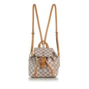 Pre-owned Leather shoulder-bags Louis Vuitton Vintage , White , Dames