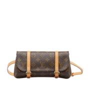 Pre-owned Canvas louis-vuitton-bags Louis Vuitton Vintage , Brown , Da...