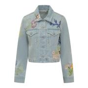 Bloemen Jas Kenzo , Blue , Dames