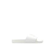 Monogrammed slides Palm Angels , White , Heren