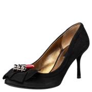 Pre-owned Fabric heels Dolce & Gabbana Pre-owned , Black , Dames