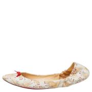 Pre-owned Satin flats Christian Louboutin Pre-owned , Multicolor , Dam...