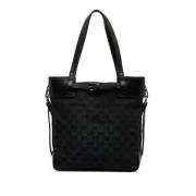 Pre-owned Leather shoulder-bags Gucci Vintage , Black , Dames