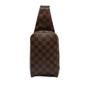 Pre-owned Canvas louis-vuitton-bags Louis Vuitton Vintage , Brown , Da...