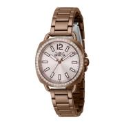 Wildflower Dames Quartz Horloge - Zilveren Wijzerplaat Invicta Watches...