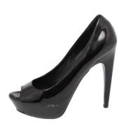 Pre-owned Leather heels Giuseppe Zanotti Pre-owned , Black , Dames