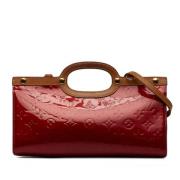 Pre-owned Leather handbags Louis Vuitton Vintage , Red , Dames