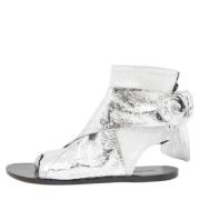 Pre-owned Leather sandals Isabel Marant Pre-owned , Gray , Dames