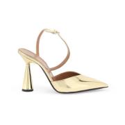 Arya Slingback Pumps met Iconische Hak D'Accori , Yellow , Dames