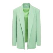 Open Front Langemouw Blazer Alessandro Vigilante , Green , Dames