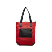 Pre-owned Canvas totes Gucci Vintage , Red , Dames