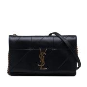 Pre-owned Leather crossbody-bags Yves Saint Laurent Vintage , Black , ...