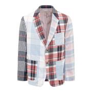 Gestreepte Blazer Jas voor Mannen Thom Browne , Multicolor , Heren