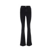 Zwarte stretch jeans Amiri , Black , Dames