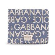 Opvouwbare portemonnee Dolce & Gabbana , Blue , Heren