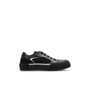 Sneakers met logo Alexander McQueen , Black , Heren