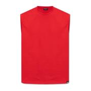 Katoenen T-shirt Dsquared2 , Red , Heren
