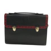 Pre-owned Leather handbags Saint Laurent Vintage , Black , Dames