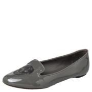 Pre-owned Leather flats Alexander McQueen Pre-owned , Gray , Dames