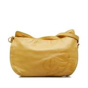 Pre-owned Leather shoulder-bags Loewe Pre-owned , Yellow , Dames