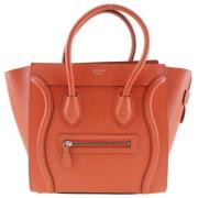 Pre-owned Leather celine-bags Celine Vintage , Orange , Unisex