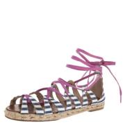 Pre-owned Fabric sandals Christian Louboutin Pre-owned , Multicolor , ...