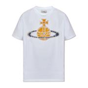 ‘Time Machine’ T-shirt met print Vivienne Westwood , White , Heren