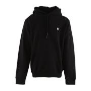 Zwarte Cross Hoodie Marcelo Burlon , Black , Heren