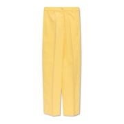 Plooivoorkant broek Fabiana Filippi , Yellow , Dames