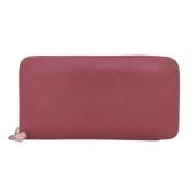 Pre-owned Leather wallets Hermès Vintage , Red , Dames