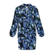 Silka bloemenjurk Diane Von Furstenberg , Blue , Dames