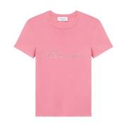 Bubblegum Logo T-Shirt Blumarine , Pink , Dames