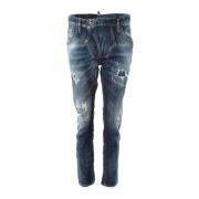 Slim-fit Jeans voor Mannen Dsquared2 , Blue , Heren