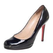 Pre-owned Leather heels Christian Louboutin Pre-owned , Black , Dames