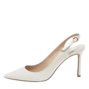 Pre-owned Leather heels Jimmy Choo Pre-owned , Beige , Dames