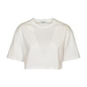 Stijlvolle T-shirts en Polos Dondup , White , Dames