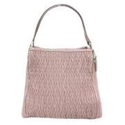 Pre-owned Leather shoulder-bags Coach Pre-owned , Pink , Dames