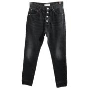 Pre-owned Cotton jeans Balenciaga Vintage , Black , Dames