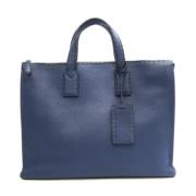 Pre-owned Leather fendi-bags Fendi Vintage , Blue , Dames