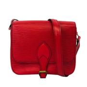 Pre-owned Leather louis-vuitton-bags Louis Vuitton Vintage , Red , Dam...