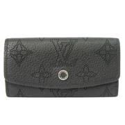 Pre-owned Leather wallets Louis Vuitton Vintage , Black , Dames