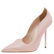 Pre-owned Leather heels Versace Pre-owned , Pink , Dames
