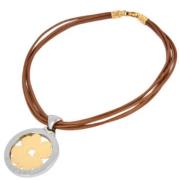 Pre-owned Yellow Gold necklaces Bvlgari Vintage , Gray , Dames