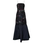 Pre-owned Lace dresses Armani Pre-owned , Black , Dames