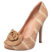 Pre-owned Fabric heels Dolce & Gabbana Pre-owned , Beige , Dames