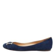 Pre-owned Suede flats Ralph Lauren Pre-owned , Blue , Dames