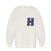 Oversized sweatshirt Halfboy , White , Dames