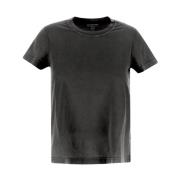 Essentiële T-shirt van katoen James Perse , Gray , Dames
