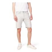 Witte katoenen shorts met ritssluiting en knoopsluiting Levi's , White...