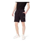 Zwarte shorts met vetersluiting Levi's , Black , Heren